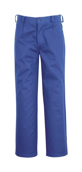 Pantaloni in talie din bumbac 100%, 240 gr/mp, culoare albastru electric