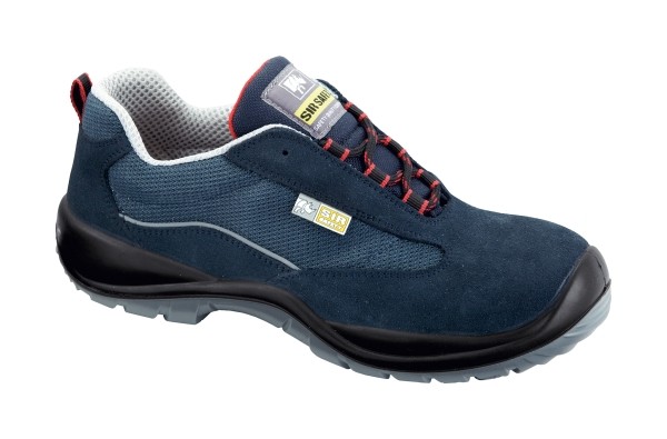 Cernei S1P SRC Pantofi de protectie- spalt de bovina, material textil apretat si ornament reflectorizant; bombeu compozit; lamela nemetalica