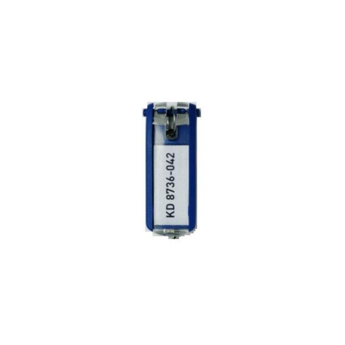 Suport eticheta pentru chei Durable, 6 bucati/set, albastru
