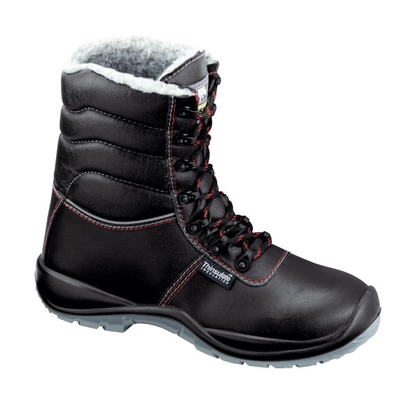 Gerula TH S3 CI SRC Bocanci de protectie- piele neteda de bovina, hidrofobizata, cu ornament
reflectorizant; bombeu compozit; lamela nemetalica
