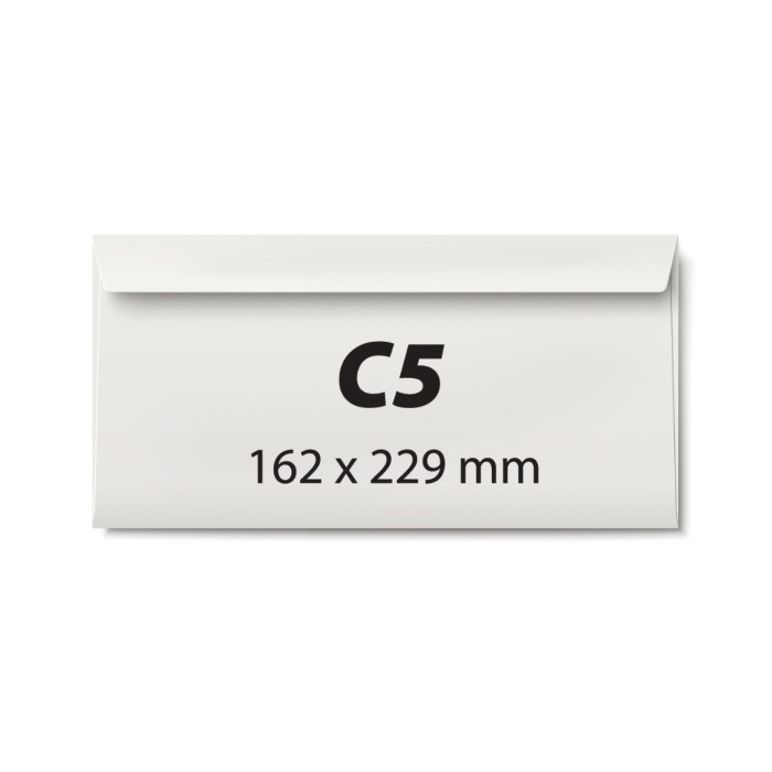 Plic C5, siliconic, 80 g/mp, alb, 25 bucati/set