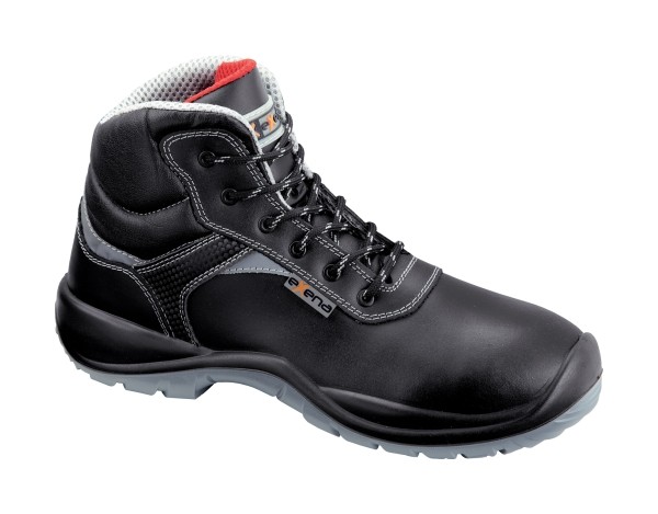 Orione S3 SRC Bocanci de protectie- piele neteda de bovina, impermeabila, cu ornamentreflectorizant; bombeu compozit; lamela nemetalica