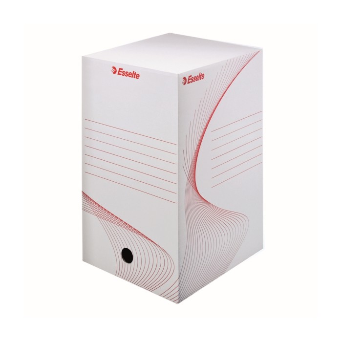 Cutie arhivare Esselte Boxy, 150 mm, alb, 10 bucati/set