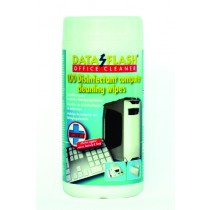 Servetele umede dezinfectante pentru curatare suprafete din plastic, 100/tub, DATA FLASH