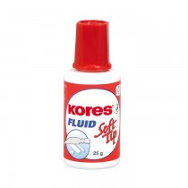 Fluid corector Kores Soft Tip, pe baza de solvent, 20 ml