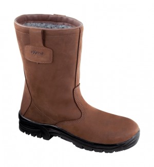 Botte Cuir S3 CI HI SRC Cizme de protectie- piele neteda de bovina, hidrofobizata; bombeu compozit; lamela nemetalica