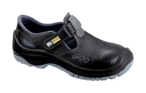 Tulisa S1 SRC Sandale de protectie- piele neteda de bovina; bombeu metalic